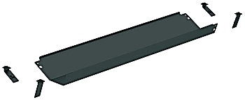 Cable channel, For mounting on table base - 633.53.304