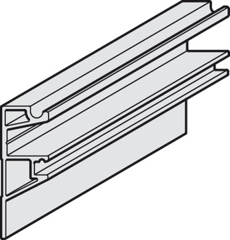 Mounting rail, High, pre-drilled - 941.25.823