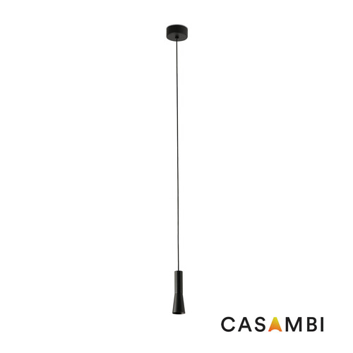 NINA NESO Black pendant lamp 4W 2700K CASAMBI