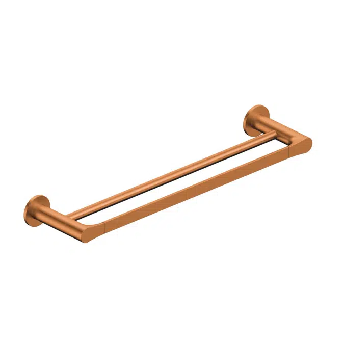 Silk Brushed Bronze Double Towel Rail 750mm 2269254
