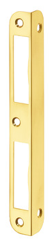 Angled striking plate, for flush doors, 170 mm - 911.39.002