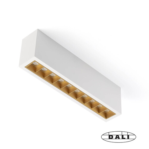 TROOP Surface 10x2W beyaz-altın 15° 2700K CRI90 DALI