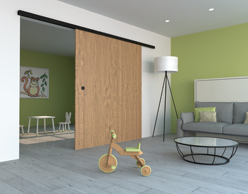 Sliding door fitting, Slido D-Line12 50E, set - 941.30.030