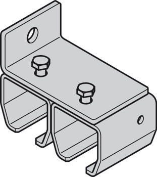 Wall sleeve, For 2 running tracks - 942.61.083