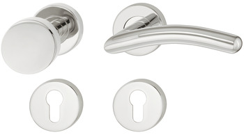 Kapı Kolu Seti, Paslanmaz Çelik, Startec, model LDH 2184 - 903.95.301