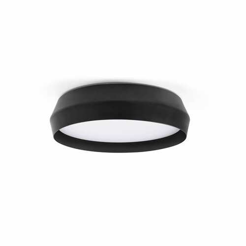 SHOKU 350 Black/black wall/ceiling lamp