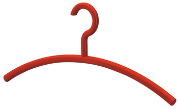 Coat hangers, polyamide, rigid hook, round shackle - 804.56.036