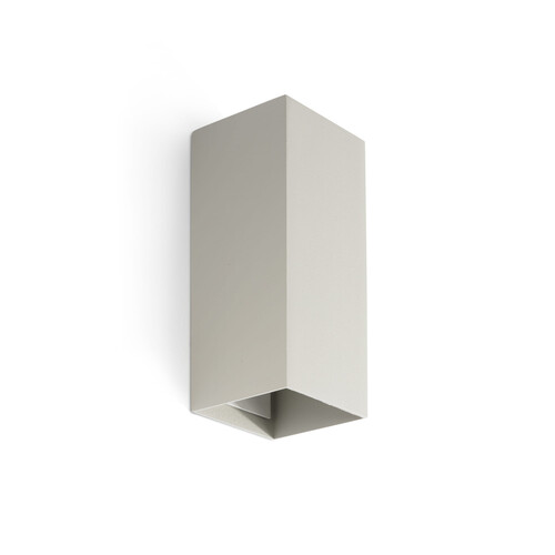LUNE 2L Grey square duvar lambası
