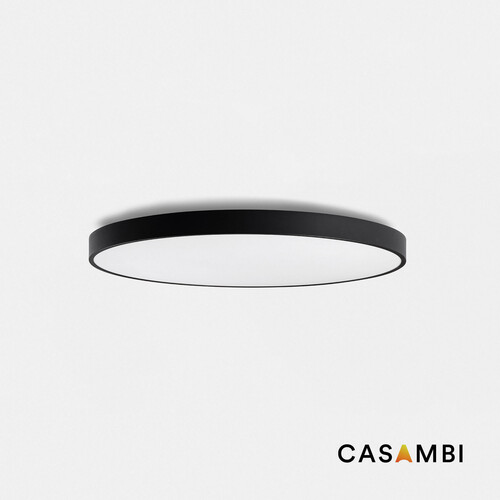 DOMIO siyah surface Ø800 78W opal 3000K CRI80 CASAMBI