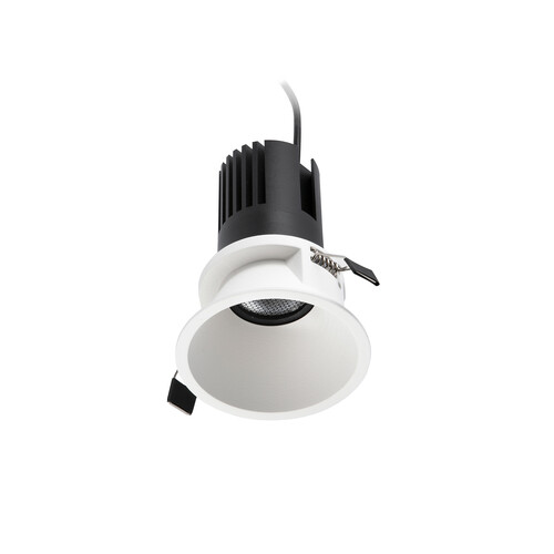 TULIPA White recessed downlight 7W 50° 3000K CRI90