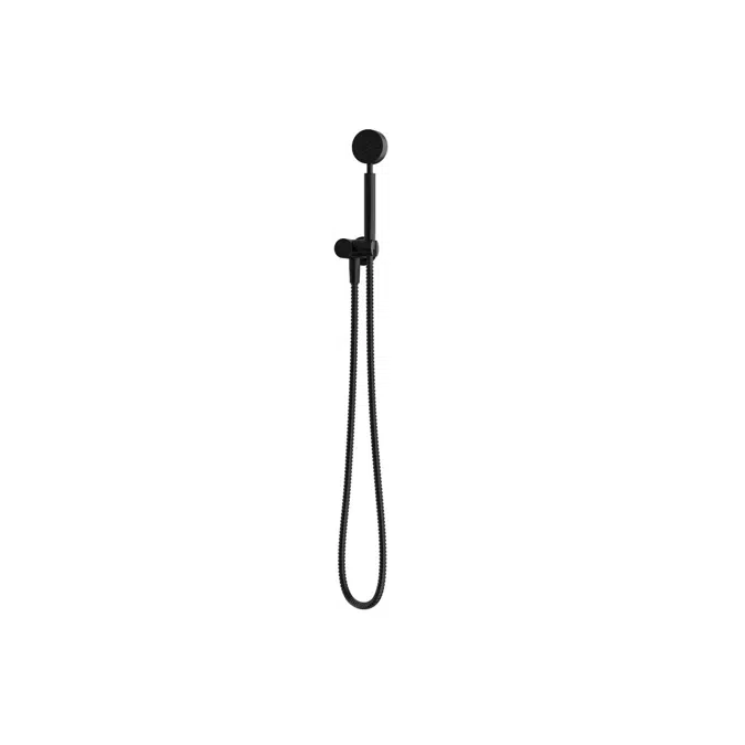 Milli Mood Edit Round Hand Shower with Swivel Bracket PVD Matte Black 9511468