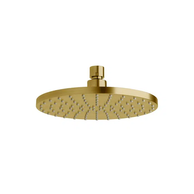 Milli Mood Edit 180mm PVD Brushed Gold Shower Head 9510912