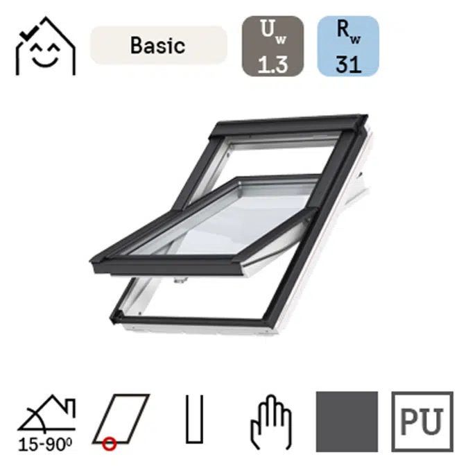 GLU 51B Alt Kol Kontrollü Poliüretan Pencere