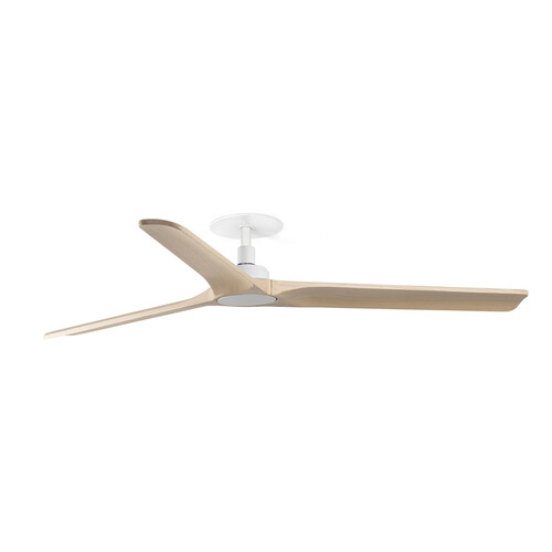 HEYWOOD RECESSED L Ceiling fan beyaz/pine duvar kumandası beyaz