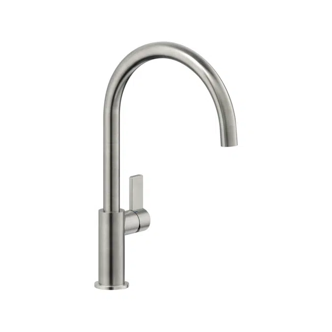 Nobili Flag Inox 316 Paslanmaz Çelik Gooseneck Lavabo Musluğu 2266852
