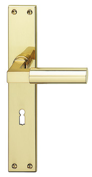 Door handle set, Brass, Bisschop, Bauhaus Weimar 1920/8004 - 900.92.481