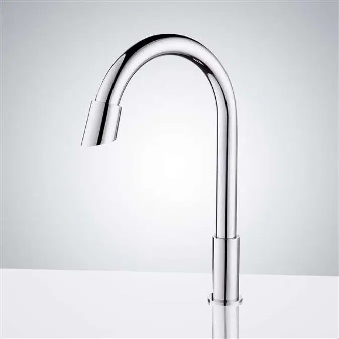 Rio Chrome Goose Neck Touchless Basin Faucet