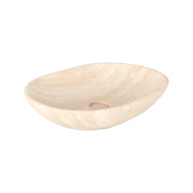 Pedra Oval Tezgah Üstü Lavabo