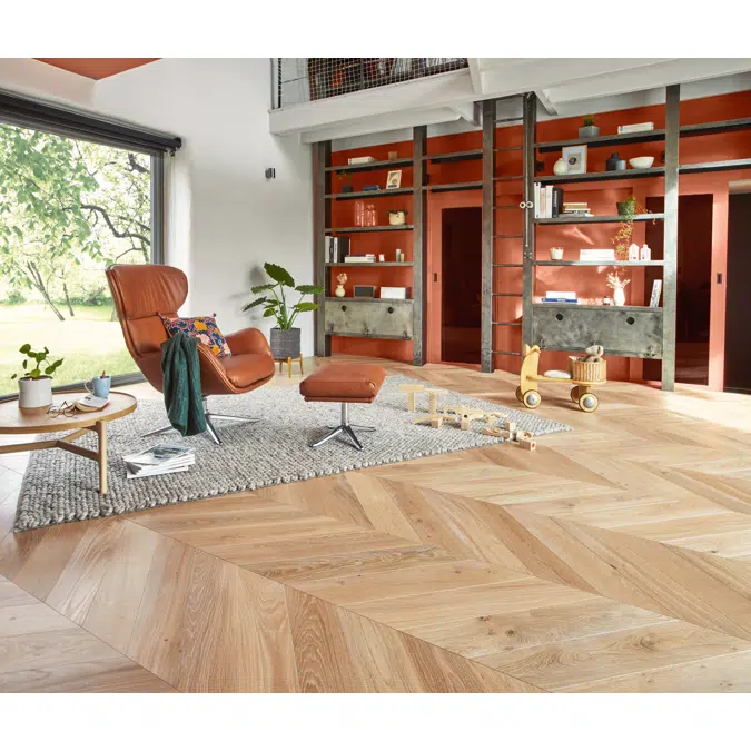 Authentic Sable Chevron Laminate Flooring