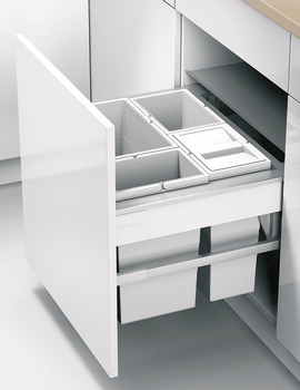 Hailo Zargen Cargo Waste Bins for Blum Tandembox Antaro - 502.03.583