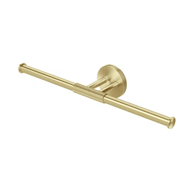 Milli Marq Edit Brushed Gold Double Toilet Roll Holder 21909