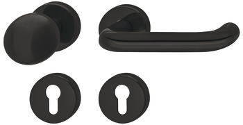 Door handle set, Hewi 111R03.233 polyamide - 908.82.190