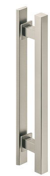 Flush pull handle for sliding doors, Aluminium, one-sided, square - 905.01.130