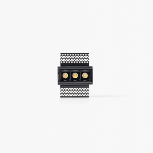 TROOP recessed black 3x2W 48° trimless 4000K CRI90