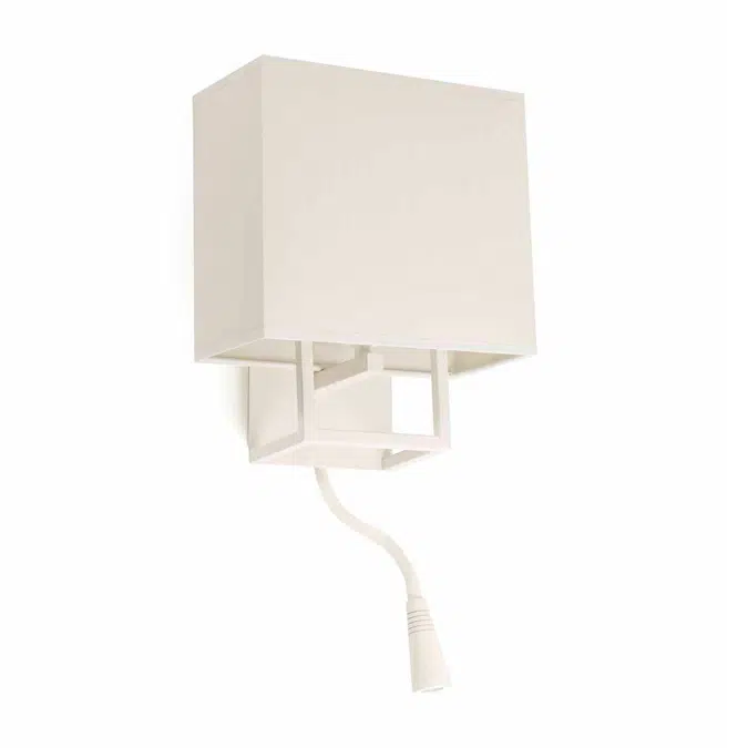 29982 - VESPER White Wall Lamp with Reader