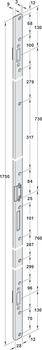 Lock strip for Secury Automatic locking device - 911.49.611