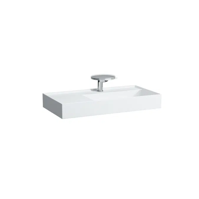 LAUFEN Kartell Lavabo Raflı Sağ Taraf 1 Musluk 900 x 460mm Beyaz 9505068
