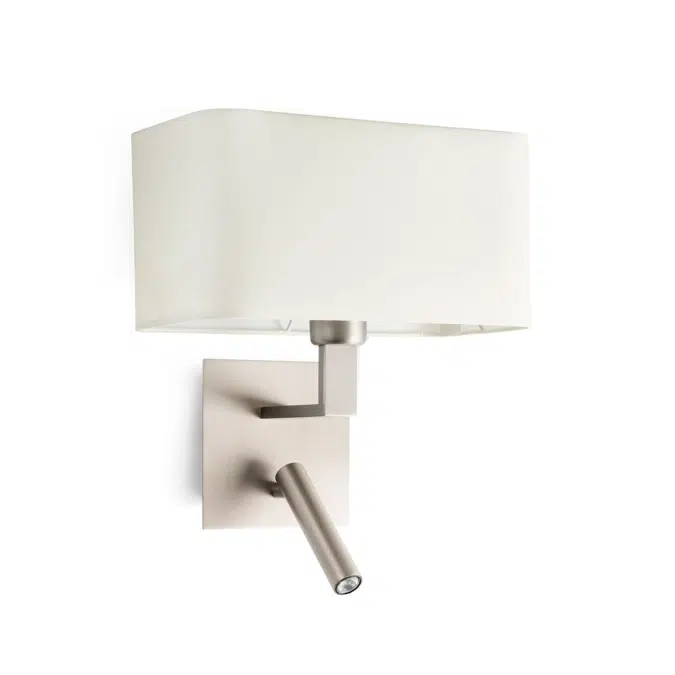 64300 - HANNA Nickel Wall Lamp with Reader