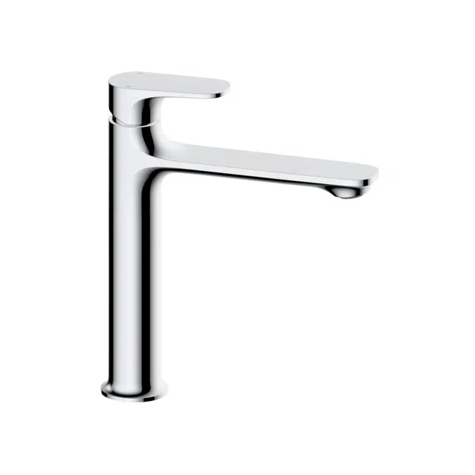 Mizu Silk Chrome Medium Height Basin Mixer Tap 9512456