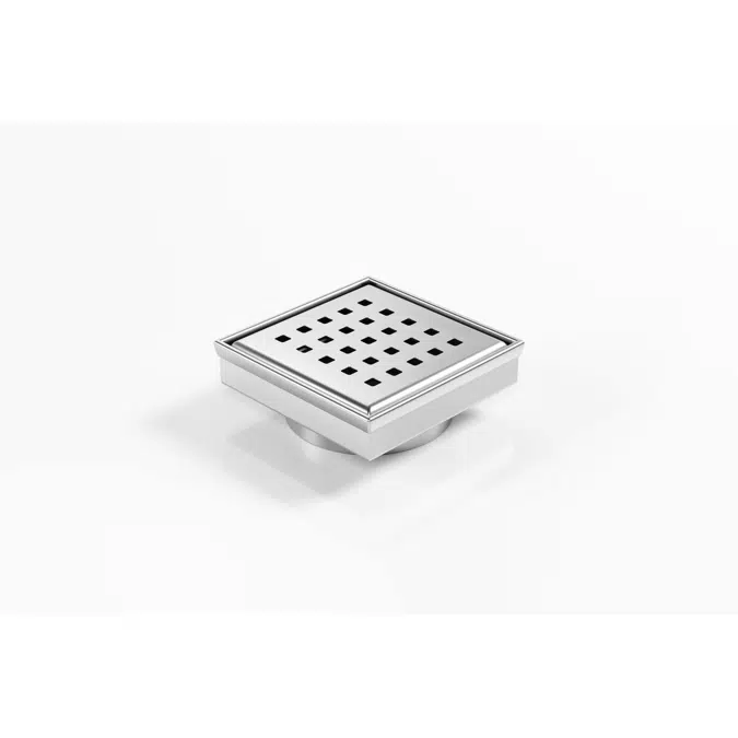 Kado Lux Kare Zemin Süzgeci 97mm DN80 Saten 306299