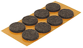 Furniture glide, round, self-adhesive, synthetic felt - 650.06.105