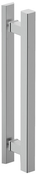 Flush pull handle for sliding doors, Aluminium, one-sided, square - 905.01.131