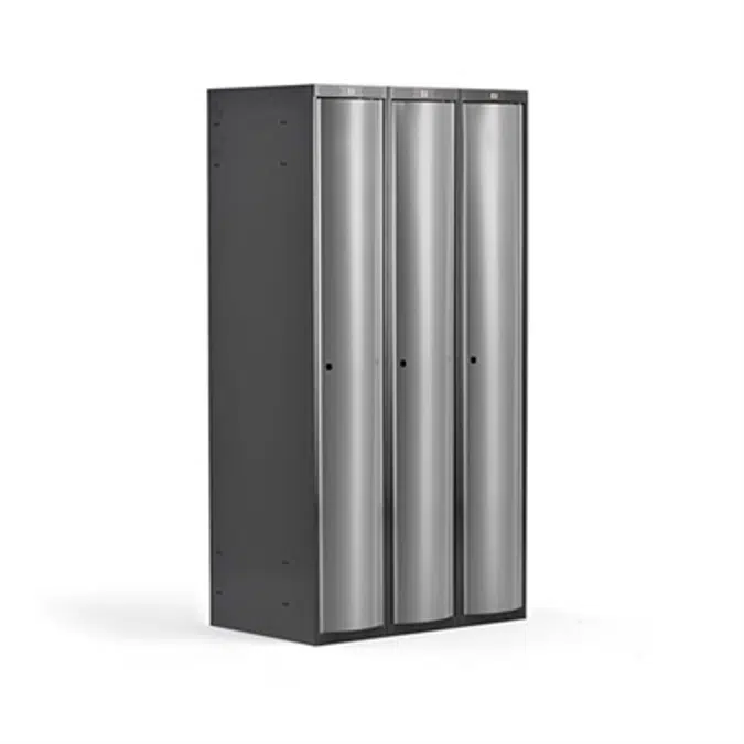 Curve 3 Bölmeli Modern Tasarım Soyunma Dolabı