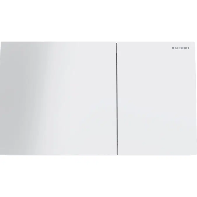 Sigma70 Beyaz Cam Çift Kademeli Basma Düğmesi 1836021