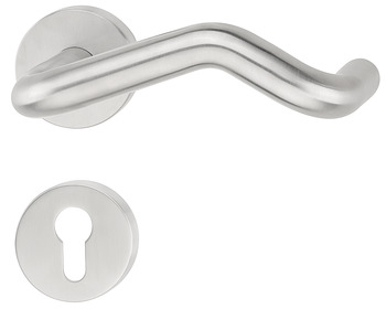 Ogro Stainless Steel Fire Resistant Door Handle Set - 903.82.936