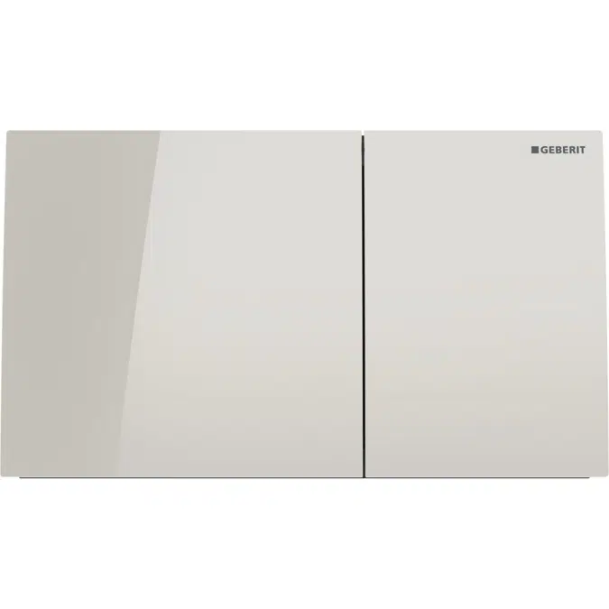 Sigma70 Sand Grey Glass Dual Flush Button 1836030