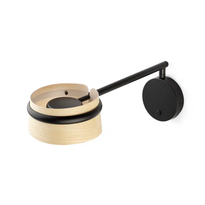 29396 - LOOP Ash Tree Wall Lamp with Articulated Lamp