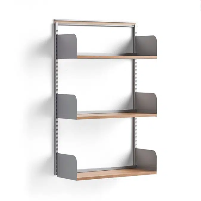Shape Wood Shelved Decorative Wall Bookshelf
