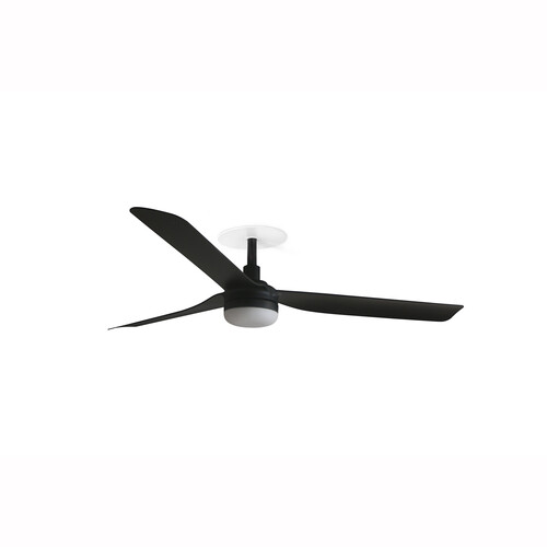 PUNT RECESSED M LED Ceiling fan siyah duvar kumandası siyah 18W SWT