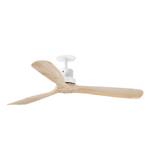 LANTAU RECESSED L Ceiling fan beyaz/pine Wall beyaz