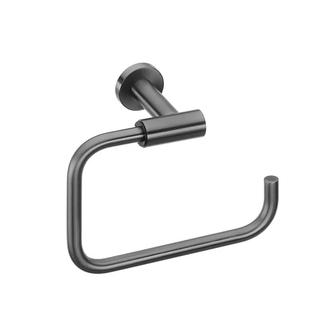 Drift Brushed Gunmetal Square Guest Towel Holder 2217445