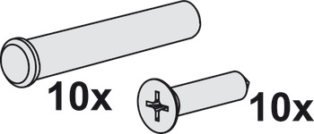 Threaded end insert and safety lock screw - 941.25.090