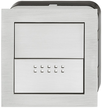 Inset handle, Zinc alloy, with flaps - 152.16.003