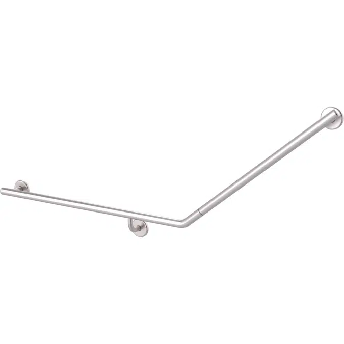 Mizu Drift Brushed Stainless Steel Left Hand Toilet Grab Rail 2266533