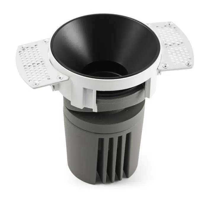 3055092732 - Siyah Yuvarlak Gömme Aydınlatma 36° 2700K