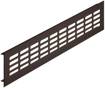 ventilation trims, square, aluminium, with ribbed flanges, slotted - 575.20.155